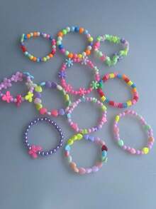 30/20/10/1 Stück sortierte Farbarmreifen, süße DIY Armbänder, Geburtstags-Party Dekoration, Party Gastgeschenke Schmuckzubehör, Geschenktüten, Klassenpreise, Geburtstagsgeschenke, Geschenke Schulmaterial Kleinigkeiten Party Zubehör Schulanfang Zubehör Party Zubehör Kleinigkeiten Weihnachtsdekoration Hochzeit Mini Geschenke für Mädchen