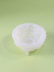 1pc Peony Flower Shaped Silicone Mold, DIY Peony Flower Scented Candle, Plaster Home Decor Accessory Silicone Mold