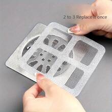 100 件/50 件/10 件浴室毛发过滤器，适用于厨房水槽和浴室的排水盖，自粘式防堵塞防蚊排水塞 - 彩色 - 查看 6