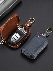 1pc Men's Lightweight Compact Key Pouch, Fashion Key Holder, Gift For Men On Holidays, Birthdays, Anniversaries