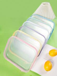 3个透明PVC化妆包，文具袋，防水，适合存放化妆品、礼品包装、旅行必备、收藏品 - 彩色 - 查看 3