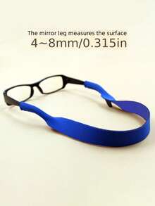 1pc Unisex Sports Fashion Glasses Strap, Made Of Neoprene Material, Adjustable Elastic For Swimming, Skiing, Outdoor Activities - Multicolor - View 5