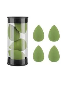 4pcs Super Soft Makeup Sponges, Multi-Color Options, Dry & Wet Use, Fine Texture, Non-Absorbing, Mini Water Drop Makeup Blenders - Multicolor - View 11