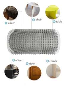 1 pièce grattoir à chat, colonne grattoir à chat, en silicone, planche murale pour cage à chat, résistante à l'usure, résistante aux griffures, sans perte de poils, sans démangeaison, colonne en silicone résistante aux griffures