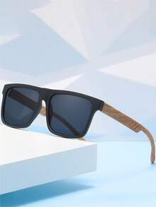 1 件复古半框无度数时尚眼镜轻便眼镜多色可选，男女通用时尚配饰，时尚眼镜 | 光滑镜框设计 - 彩色 - 查看 2