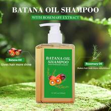 Champú de aceite de Batana 2025 nuevo, con aceite esencial de hoja de romero y aceite de Batana, que aporta al cabello un brillo natural y una sensación de suavidad, apto para todo tipo de cabello - 10,14 oz (300 ml), regalo perfecto para amigos y familiares (2 piezas) - Verde - Ver 5