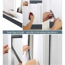 SelfAdhesive Pile Weather Stripping Seal For Sliding Windows And Door Frames 16.5ft X 11 32 Inch Grey - Gray - View 8