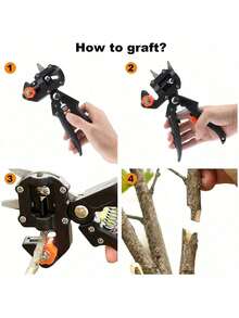 便携式手持嫁接刀修枝剪苗木嫁接机果树嫁接工具园艺套装工具