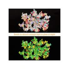 15pcs Luminous Miniature Resin Animal Figurines, Glow-In-The-Dark Mexican Axolotl Micro Ornaments, For DIY Crafts And Garden Decorations