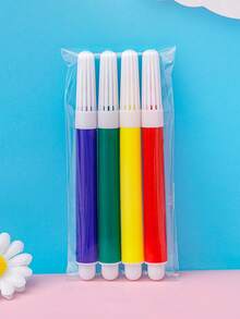 12 支或 6 支迷你涂鸦水彩画笔，可水洗艺术绘画画笔，适合学龄前儿童，儿童彩色 DIY 画笔，学校用品，返校