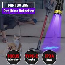 Uv Flashlight 395nm Black Light Mini Usb Rechargeable Ultraviolet Led Blacklight - 1 - 查看 3