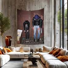 Crystal Castles Band DIY Wall Tapestry Hanging Tarot Hippie Wall Rugs Dorm INS Home Decor - 6 - 查看 2