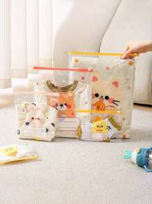 5/10 pezzi Buste di stoccaggio trasparenti per forniture fai-da-te, buste per imballaggio di spedizione, buste di plastica con cerniera opaca per mantenere puliti i vestiti, buste di plastica trasparenti per confezionare t-shirt, camicie, documenti, vestiti, buste di plastica sigillabili, riutilizzabili, borse per l'ospedale, borse da viaggio per articoli essenziali per la maternità, borse organizer per il risparmio di spazio, borse per scarpe, cosmetici e viaggi