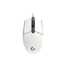 Logitech Wired Mouse G102 Mechanical Esports Lightweight, RGB Lighting Effects, Portable, Classic Design, Comfortable Grip, Suitable For Medium & Small Hands, White