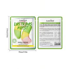 5pcs/Pack Collagen/Cherry Blossom Water Gel Eye Masks, Moisturizing & Nourishing Gel Eye Patches, Tightening Skin, Fading Dark Circles & Fine Lines, Brightening Complexion - Multicolor - View 4