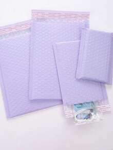 10 件浅紫色气泡邮件袋、加垫气泡信封、防水信封、气泡包装邮寄广告、多用途包装袋、防水加垫自封缓冲邮件袋、加垫不透明运输用品，适用于珠宝化妆品、运输、邮寄、家居、圣诞节和万圣节礼品包装袋、圣诞节母亲节毕业典礼 - 彩色 - 查看 4