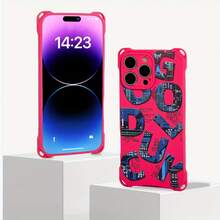 Funda para teléfono 1 pieza El diseño del patrón de chip mecánico tiene cuatro esquinas que se pueden usar para colgar la funda del teléfono S. Es adecuado para fundas blandas impresas de TPU de 12 Pro 14, 13, 15, 16 - Colores mixtos 2 - Ver 3