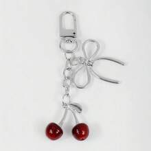 1 件男女通用粉色樱花钥匙扣，时尚蝴蝶吊坠，奢华风格包包配件学校汽车配件可爱哥特 Y2k - 多色新-3 - 查看 5