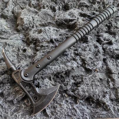 Multi Functional AX Black Glass Filled Nylon Handle Portable 420 High Carbon S.S Blade Outdoor Jungle Survival Axe Rescue Tool
