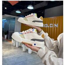 Women Skateboarding Shoes - 米白高幫 - 查看 11