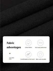 Men's Oversized 100% Cotton T-Shirt - Japanese Style Ocean Wave Graphic Print, Casual Short Sleeve Tee For Summer, Relaxed Fit, Beige With Blue & Orange Wave Design, Beach Tee - 黑色 - 查看 4