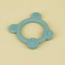硅胶婴儿牙胶，3D凸点按摩出牙棒，6个月以上咀嚼玩具，0-6个月防吞咽抓握设计出牙玩具，易于清洁，持久柔软，适合牙龈