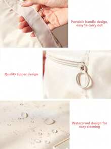 Travel Makeup Bag Waterproof Toiletries Organizer High Quality Women Neceser Bathroom Hook Wash Pouch Hook Storage Bag Bag For School School Accessories School Stuff Travel Essentials Holiday Vacation Duffle Bag Luggage Suitcase Travel Bag For Women