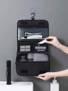 Travel Makeup Bag Waterproof Toiletries Organizer High Quality Women Neceser Bathroom Hook Wash Pouch Hook Storage Bag Bag For School School Accessories School Stuff Travel Essentials Holiday Vacation Duffle Bag Luggage Suitcase Travel Bag For Women