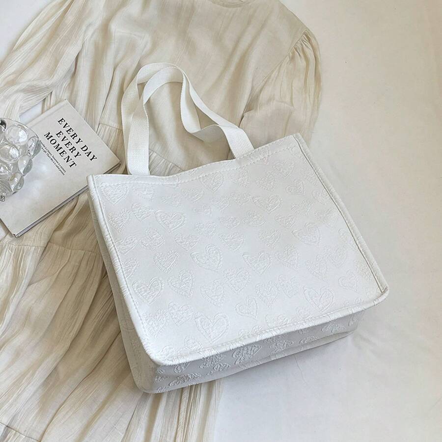 Women Shoulder Bags - 大號白色 - 查看 1