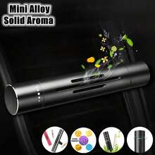 Odświeżacz powietrza do samochodu, klips do wylotu powietrza, dyfuzor zapachowy, w tym patyk do dyfuzora, kompaktowe stałe kadzidło dla mężczyzn i kobiet, odpowiednie do większości modeli samochodów - Car Interior Products - Wielokolorowe - Zobacz 2