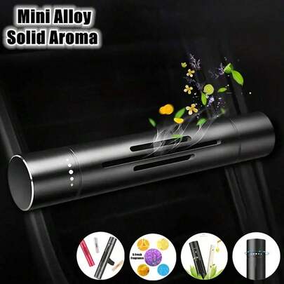 Car Air Freshener Air Outlet Clip, Scent Diffuser, Including Diffuser Stick, Compact Solid Incense For Men And Women, Suitable For Most Car Models - Car Interior Products