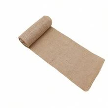 Natürliches Juteband-Tischläufer-Rolle aus Sackleinen 12-35cm 200cm Läufer für rustikale Bauernhaus-Heimdekoration, Blumenstrauß-Verpackung