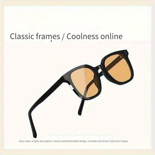 High - End Anti - UV Black - Framed Glasses, Suitable For Women.