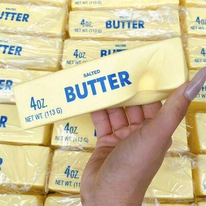 1pc Ultra-Soft Slow-Rising Butter Bar Stress Reliever - Fun And Squishy Fidget Toy For Students, Perfect For Classroom, Office, Or Home Use, Sensory Play Tool For Anxiety Relief And Focus