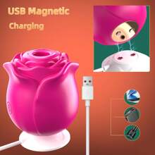 1pc Sex Toys Vibrator For Women Rose Sucking Vibrator Clitoral Nipple Stimulator With Suctions,G-Spot Dildo Vibrators Rose Sucker,Personal Massager For Women Female Couples Adult Sex Toy Games,Anal Sex Toy Clitoral Nipple Licker For Woman Man Couples