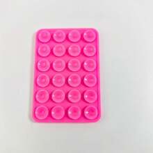 48pcs Double-Sided Silicone Suction Cup Phone Stand, Minimalist Suction Cup Sticker Non-Slip Phone Case Portable Detachable Phone Holder, Square Anti-Drop Phone Suction Cup Stand, Halloween Gift