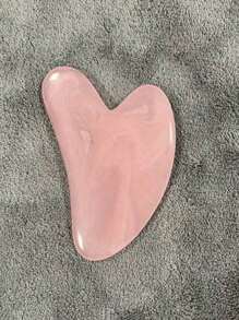 1 pièce Outil de massage Gua Sha, grattoir Gua Sha en résine naturelle pour le visage, le cou, le dos et le massage du corps entier, outil de nettoyage Retour à l'école