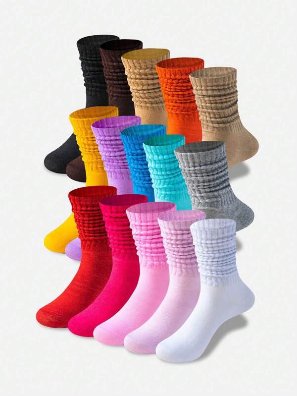 Pares de calcetines deportivos de unicolor y patrón para mujer y unisex, calcetines hasta el tobillo, para primavera y verano, regalo para parejas