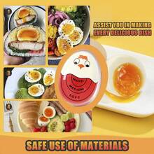 1 个鸡蛋计时器，树脂煮鸡蛋变色煮鸡蛋计时器，创意厨房工具 - 彩色 - 查看 3