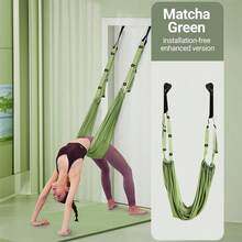1PC Professional Yoga Hammock Flying Swing Aerial Adjustable Yoga Leg Stretching Practic Elastic Stretch Fitness Training Equipment Women Home Fitness Hanging Hammock Leg Splits Trainer - Multicolor - View 13