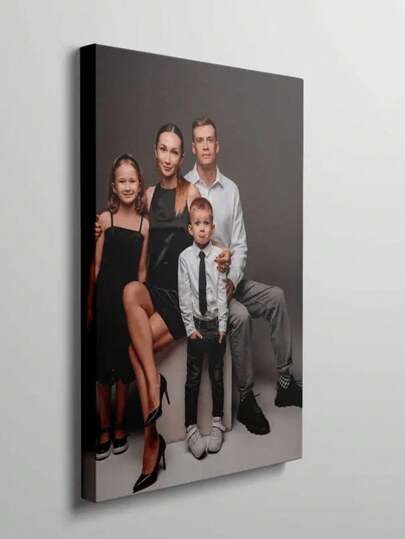 1 Custom Photo Mural Personalized Home & Office Decoration For Bedroom, Living Room, Dining Room, Seasonal Display, Family Portrait Art Family Portrait Anime Game Durable Canvas Material Canvas Frameless Painting, Autumn Home Refresh, Scandinavian Cozy Home, Warm Ambience