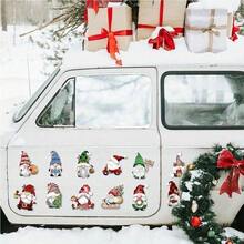 12 件/套 冰箱贴 磁铁 圣诞节 车身 车库 车门 贴 磁铁 装饰画 房间装饰 家居装饰 墙面装饰 墙贴 贴纸 墙贴 圣诞装饰 圣诞装饰 圣诞装饰 家居