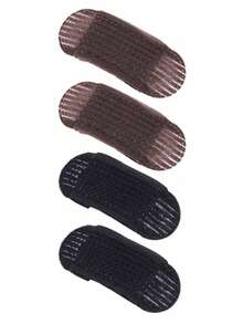 4 件装 Bump It Up 插入式发夹隐形发量底座垫头发造型配件工具适用于女士、学校用品