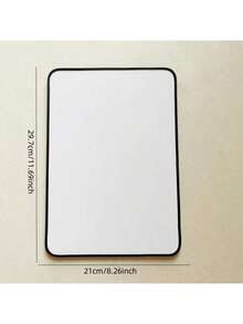 Magnetic Whiteboard Two-Sided Bordered Whiteboard Clipboard Magnetic Board For Household Handle Official Business Write Leave A Message Work Study Record Important Messages Whiteboard