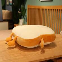 吐司面包毛绒填充枕头趣味食物毛绒玩具枕头小可爱毛绒沙发枕头儿童家居装饰