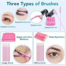 Eyelash Silicone Practice Model Head Set For Beginners, Include: Practice Model Head, Tweezers, Brush, Alignment Stickers, Cleaning Brush, Glue, Ring - Tools For Learning Eyelash Extension - Multicolor - View 6