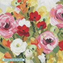 Summer Must-Have,2025 Best SellerDIAMOND ART CLUB Lea's Garden Diamond Painting Kit, Fun DIY Crafts For Adults, Round Diamond Art Canvas For Beginners, 13" X 13" (33cm X 33cm) - Pumpkin with Sunflowers - 查看 9