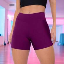 KIT Set TOP THIN STRAP Bra + BASIC LEGGING SHORTS Women's Gym Running 1075