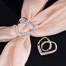 8pcs Heart & Asymmetrical Designed Fastening Button Set,Versatile Fashion Accessory For Casual & Formal Wear
