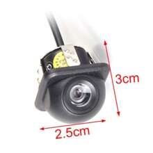 1 szt. Uniwersalna kamera samochodowa z tyłu samochodu, wisząca, wodoodporna, o wysokiej rozdzielczości, wodoodporna, szerokokątna, tylna kamera